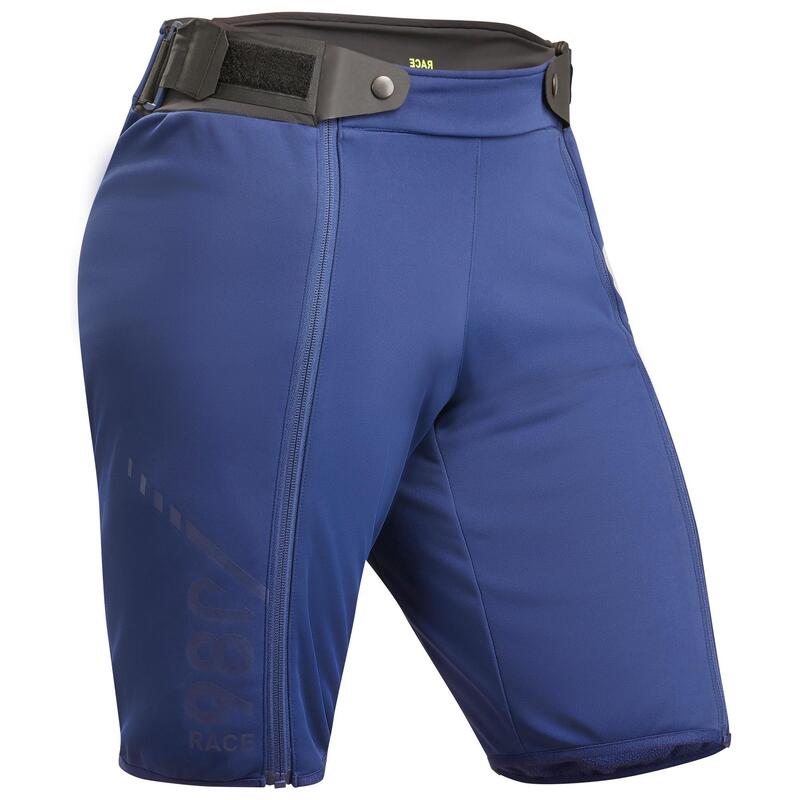 Skishort voor wedstrijden volwassenen 980 blauw