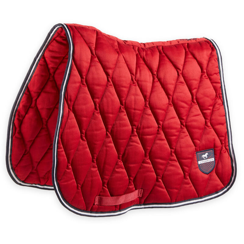 TAPIS CHEVAL ET PONEY ROUGE GRENAT 500