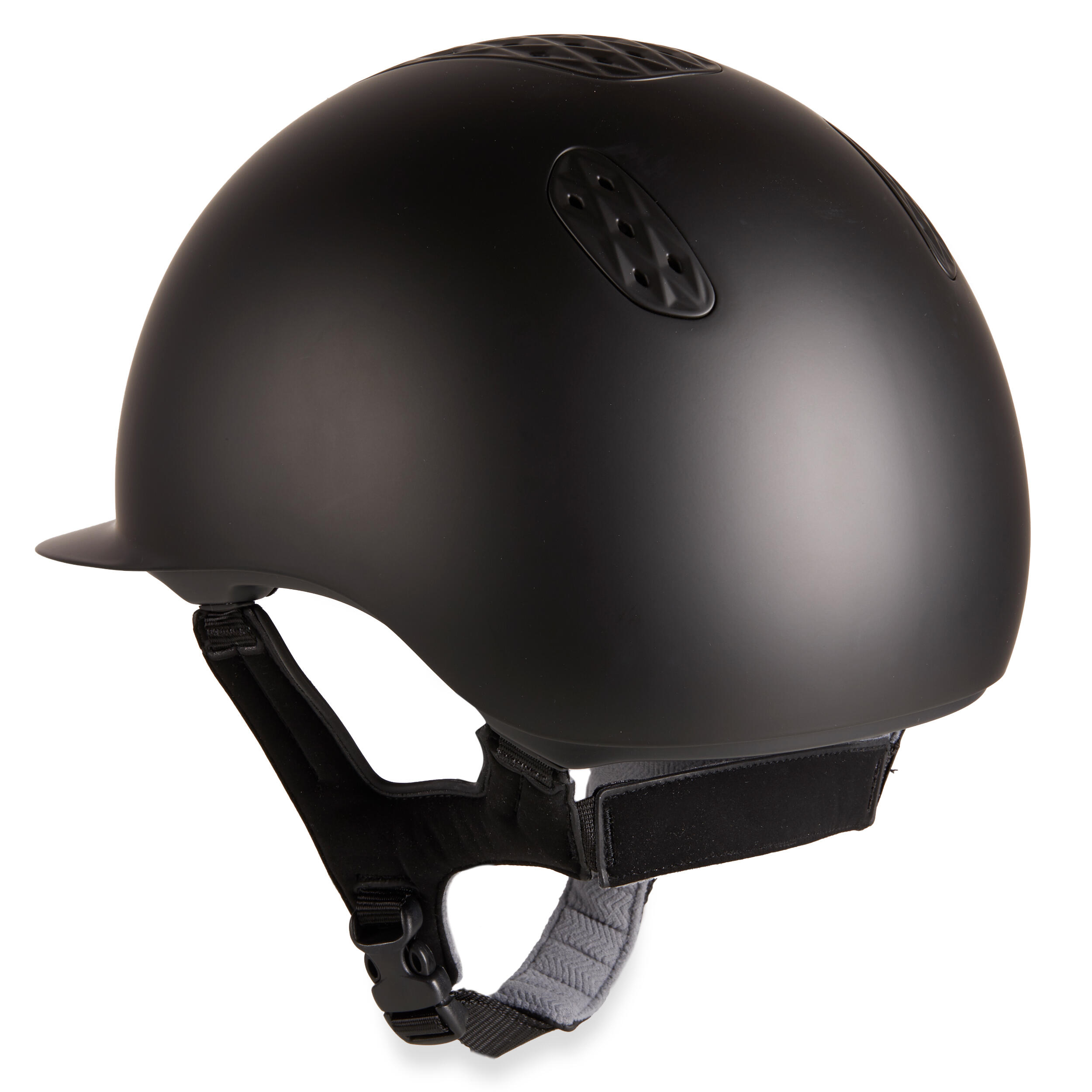 520 Horse Riding Helmet - Matte Black 2/9