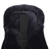 Synthetic Sheepskin Horse & Pony Saddle Pad 500 - Navy