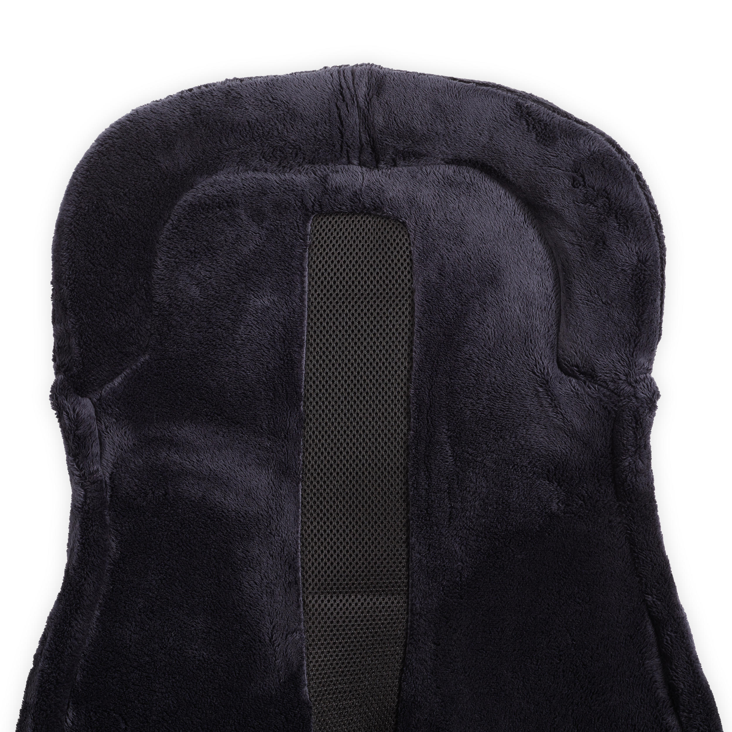 Synthetic Sheepskin Horse & Pony Saddle Pad 500 - Navy 3/6