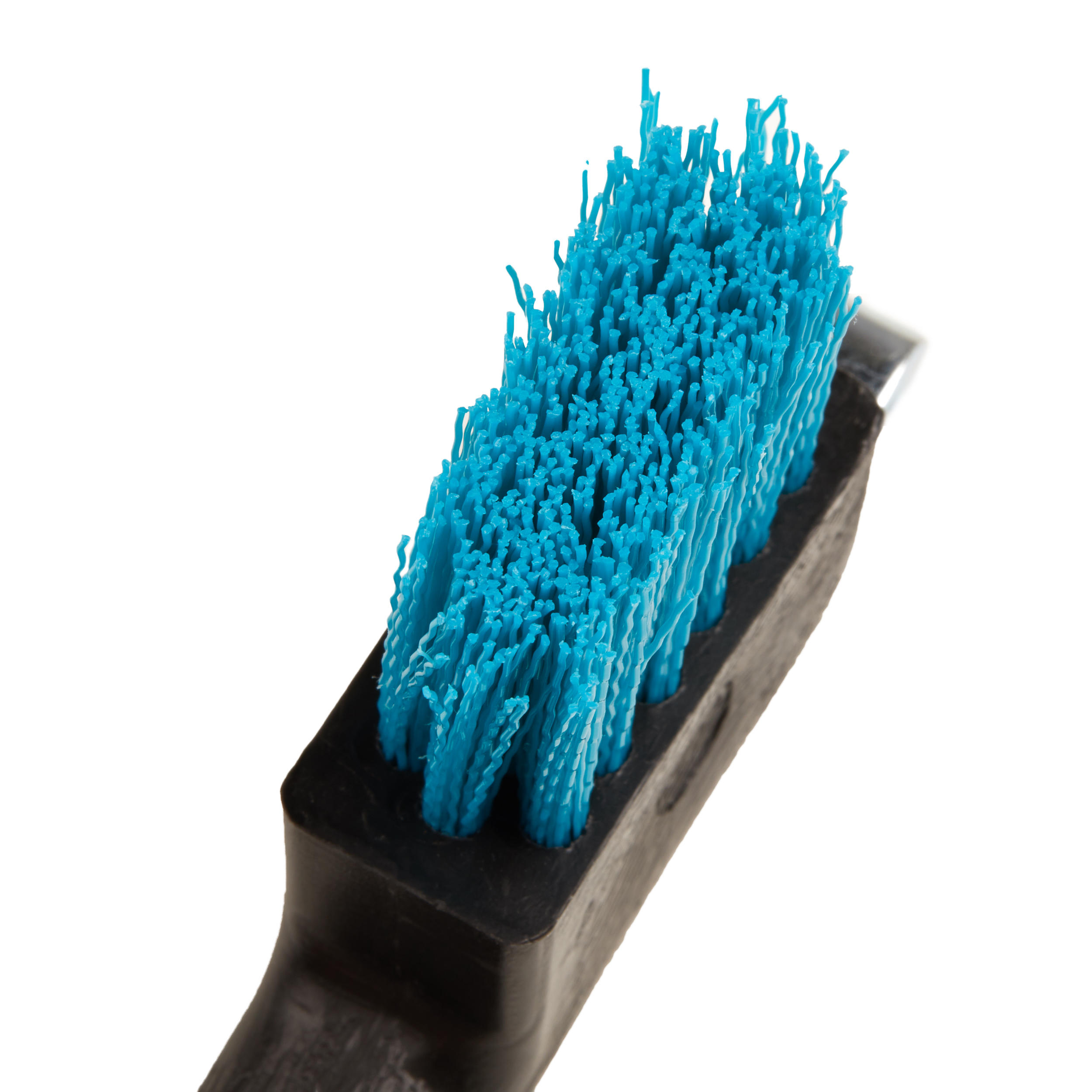 Cure-pied brosse équitation bleu turquoise - FOUGANZA