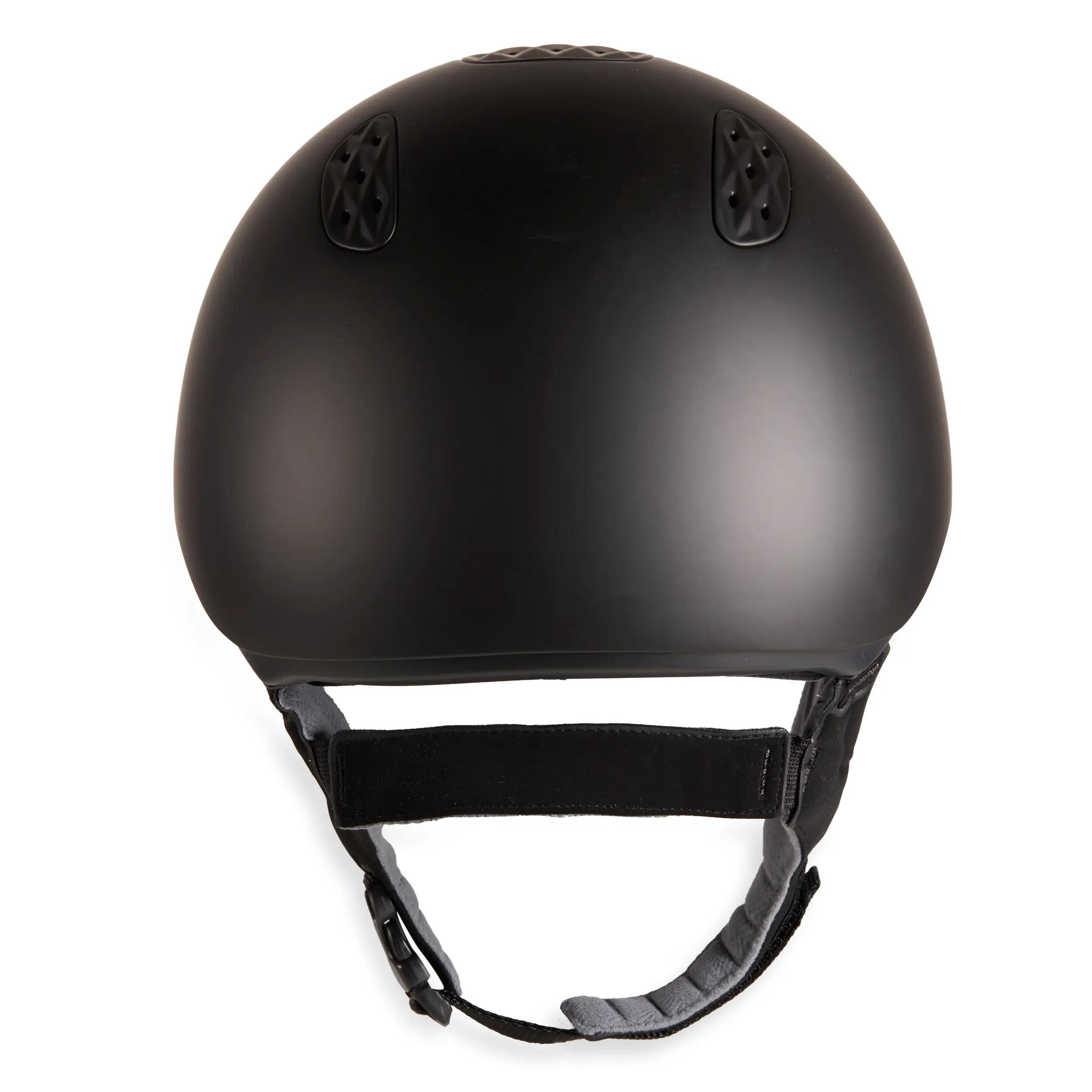 Casque équitation 520 noir mat 7/10