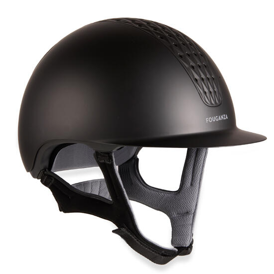 Casque équitation 520 noir mat