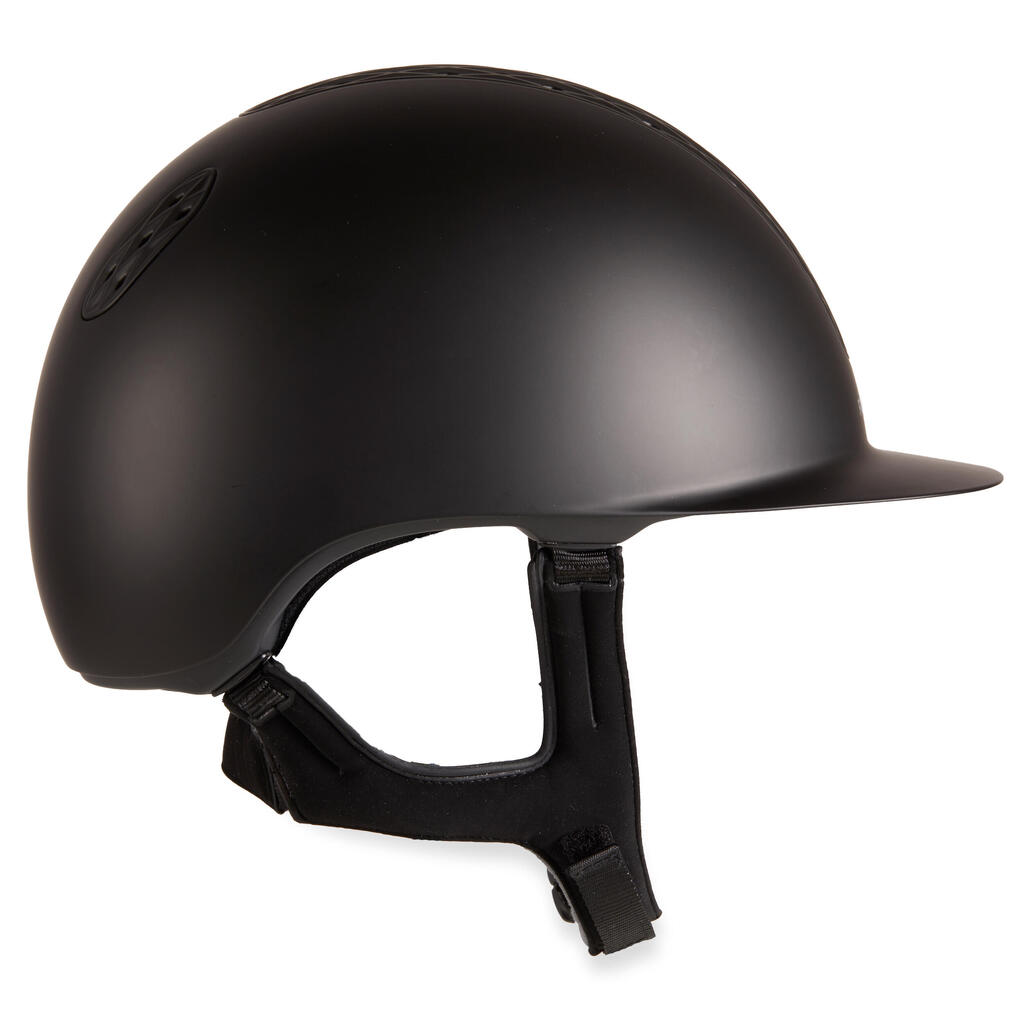 Casque équitation Adulte et Enfant - 520 noir mat