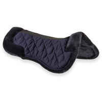 Synthetic Sheepskin Horse & Pony Saddle Pad 500 - Navy