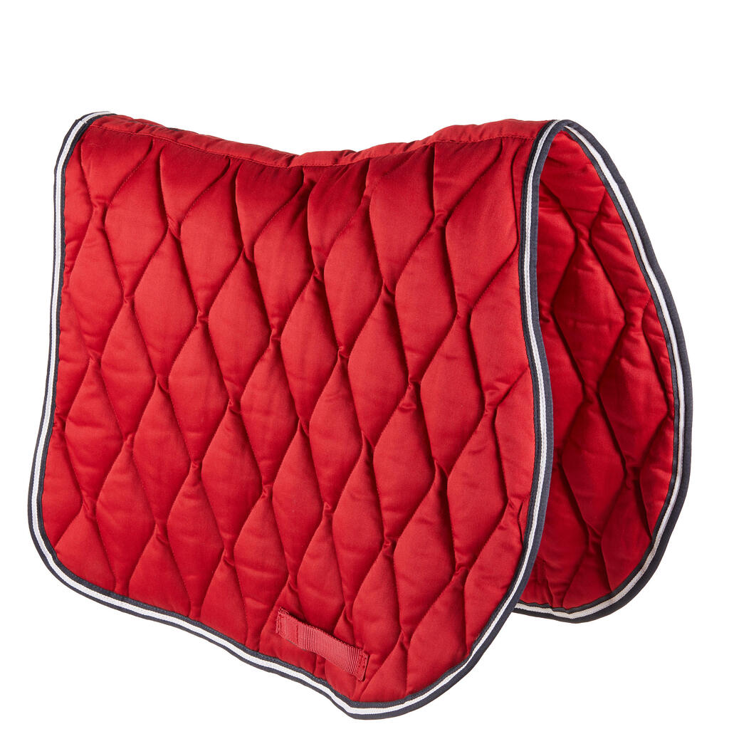 500 Horse Riding Saddle Cloth For Horse and Pony - Red