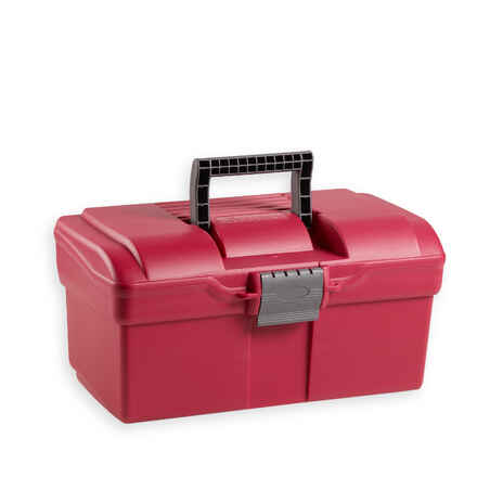 Horse Riding Grooming Case 300 - Raspberry / Grey