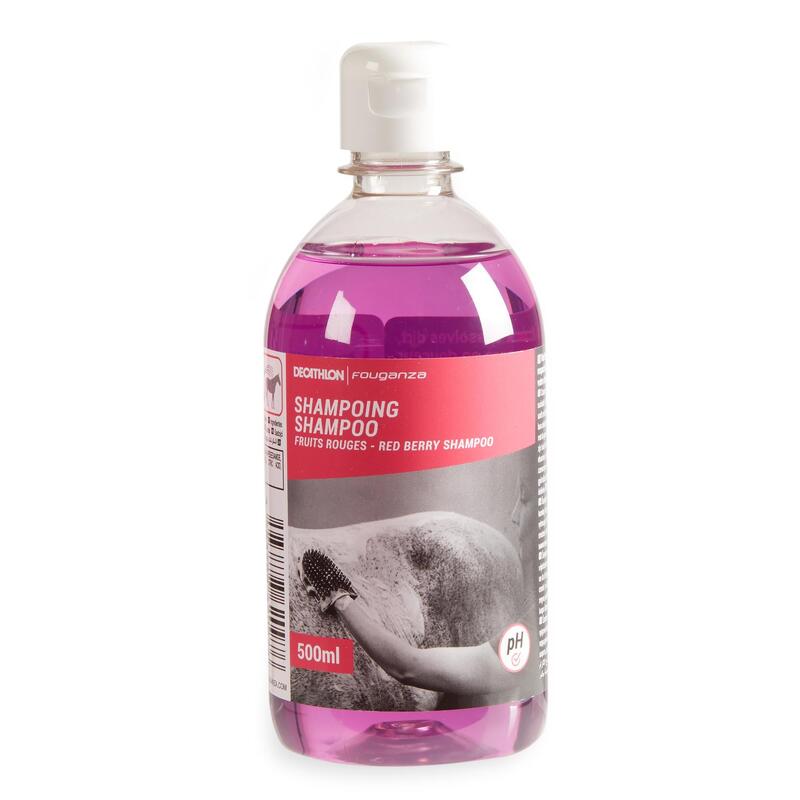 Shampoing équitation cheval et poney FRUITS ROUGES 500 ML