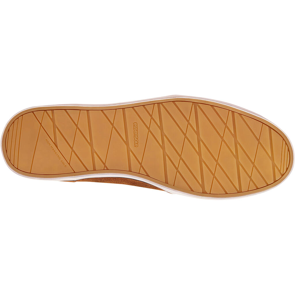 Segelschuhe Kostalde Leder Herren dunkelbeige