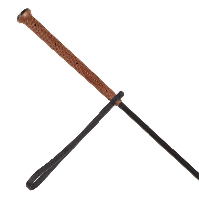 Stick de Equitação 500 Castanho - 58 cm