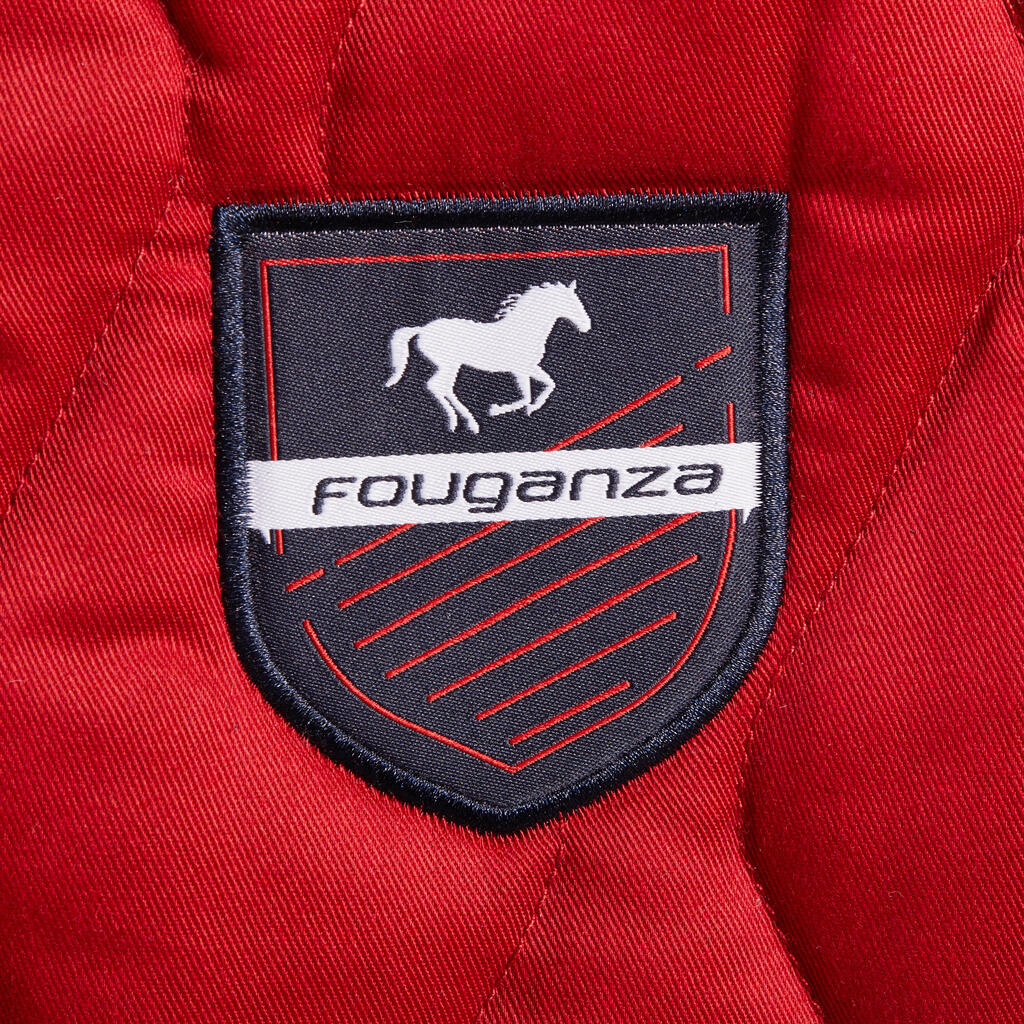 500 Horse Riding Saddle Cloth For Horse and Pony - Red