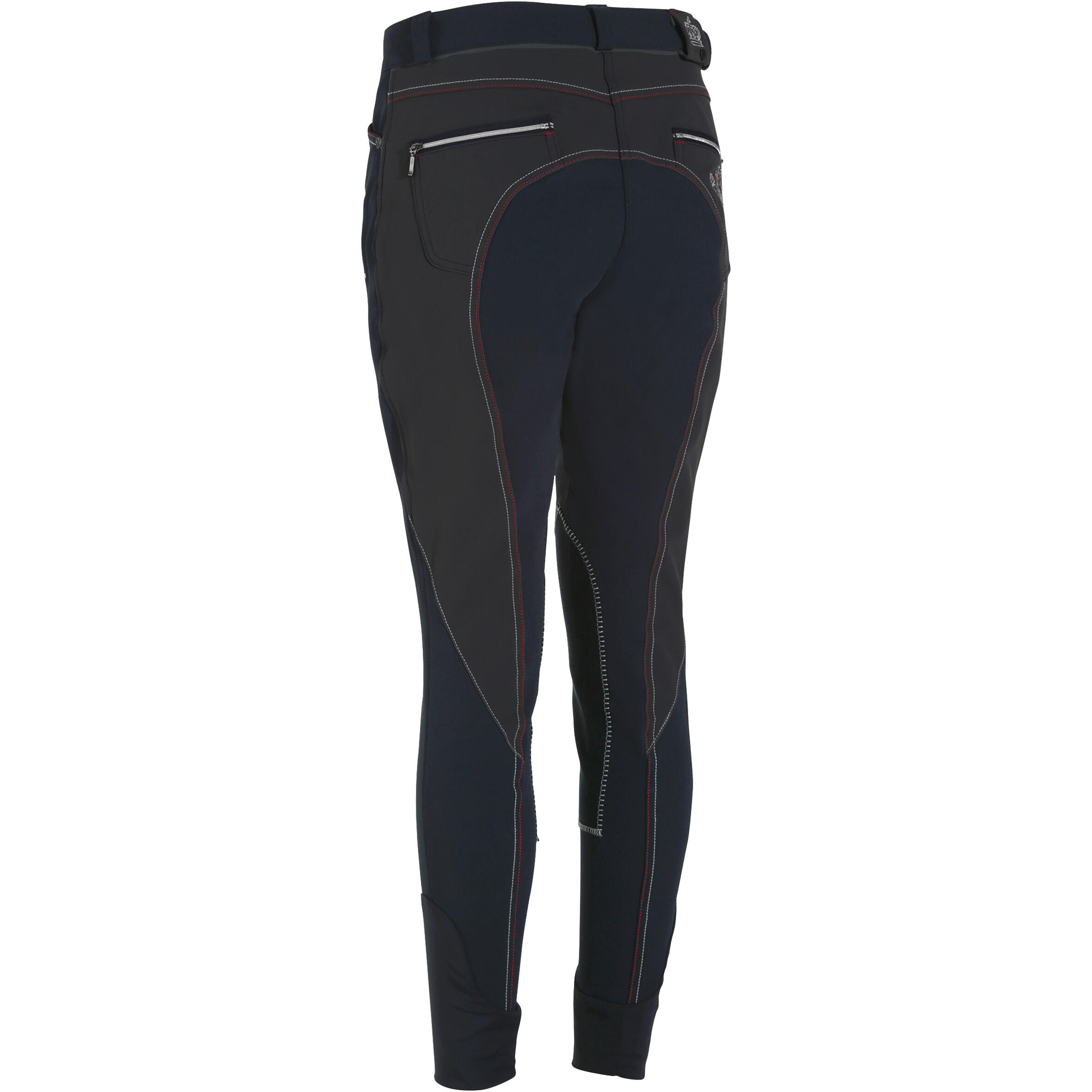 Performer 500 Women's Horse Riding Jodhpurs - Navy/Grey 2/18