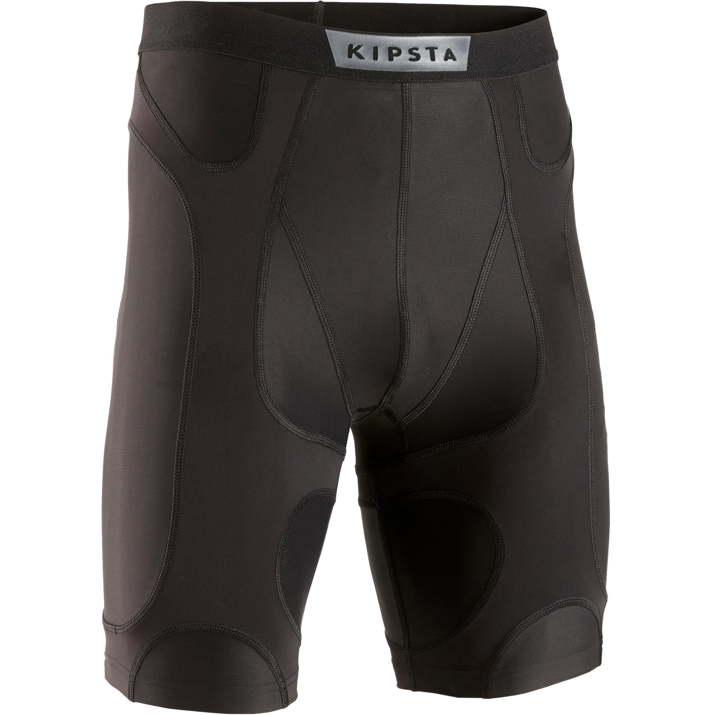 KIPSTA Men's Base Layer Shorts Keepdry 900 Supportiv - Black