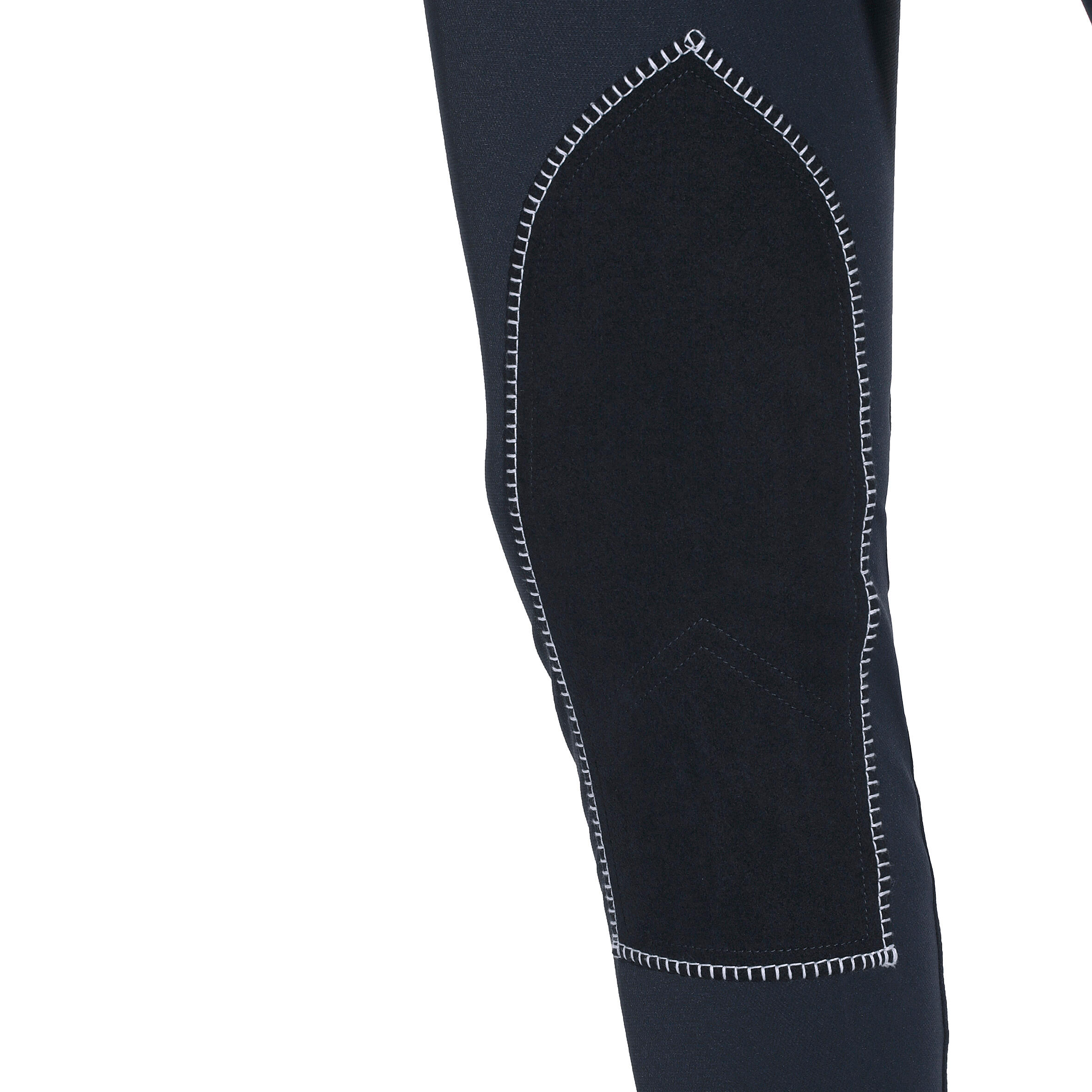 Performer 500 Women's Horse Riding Jodhpurs - Navy/Grey 9/18