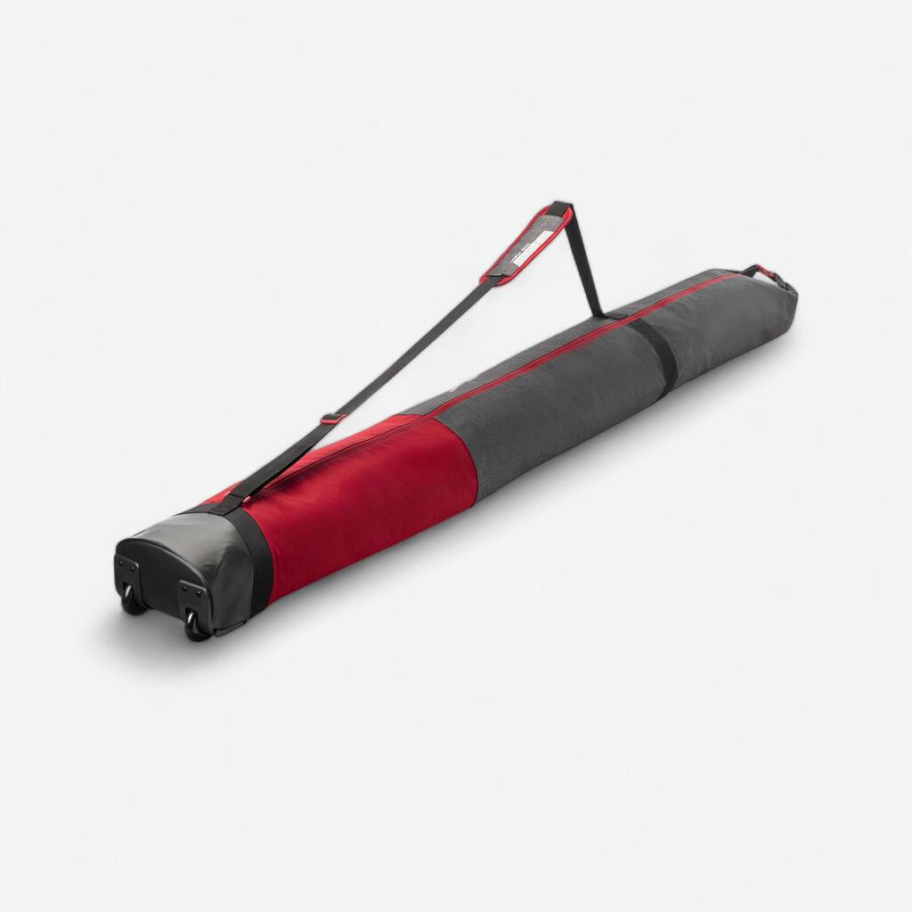 Ski bag - 500 - bordeaux grey