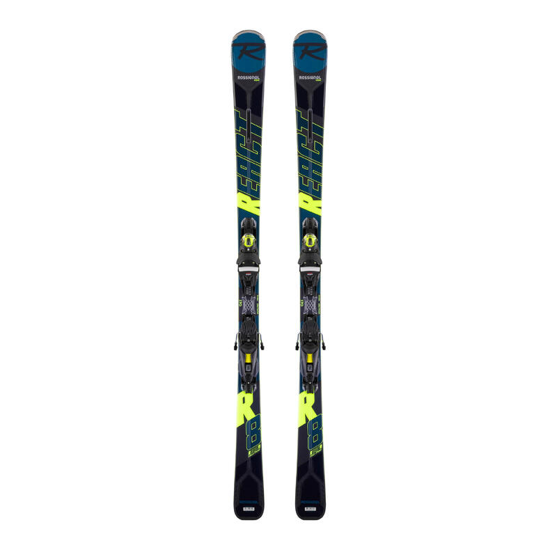 PRODUCTO OCASIÓN: ESQUÍS ROSSIGNOL, REACT 8 HP, HOMBRE, PISTA, GRIS/AZUL