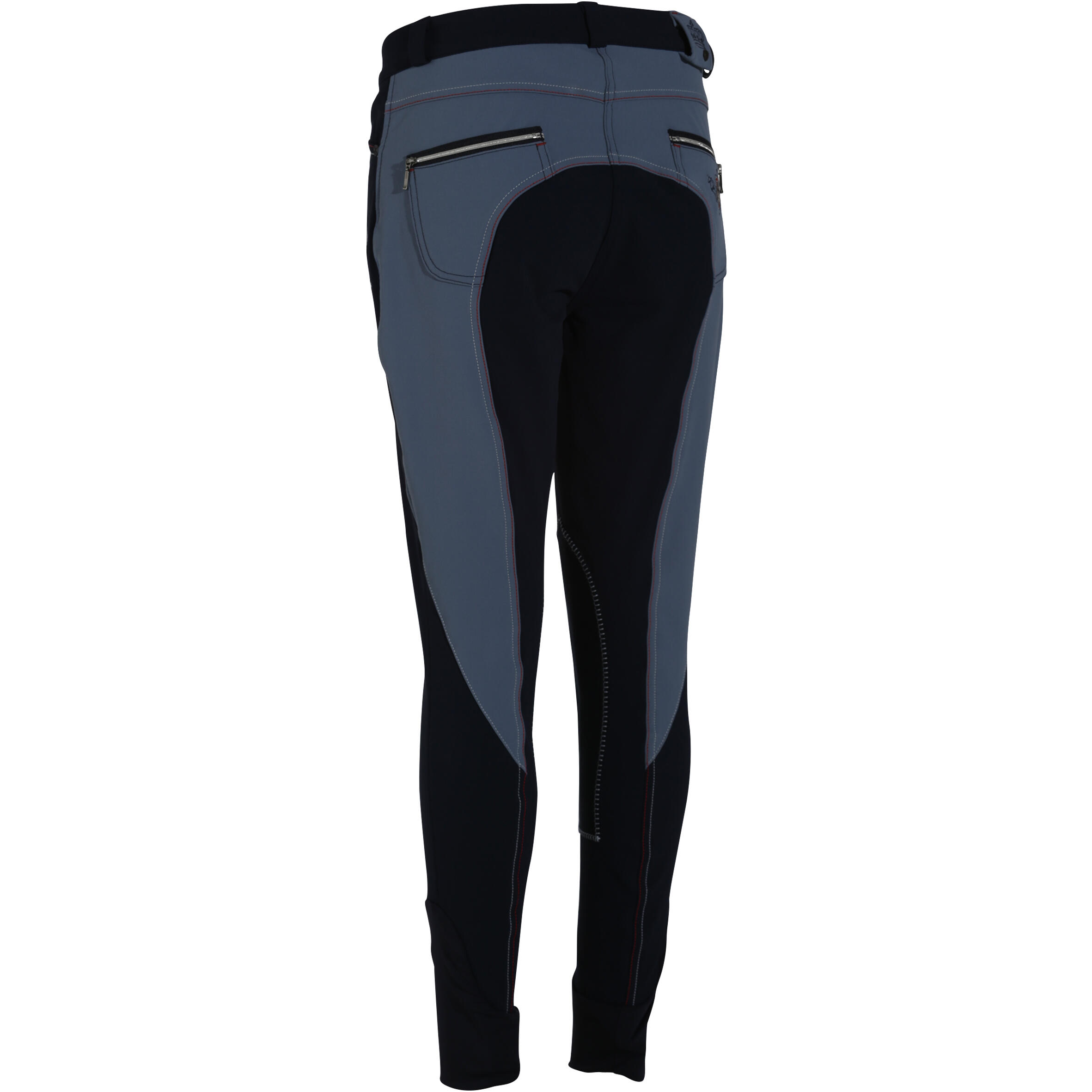 Performer 500 Women's Horse Riding Jodhpurs - Navy Blue/Blue/Slate Grey 2/14