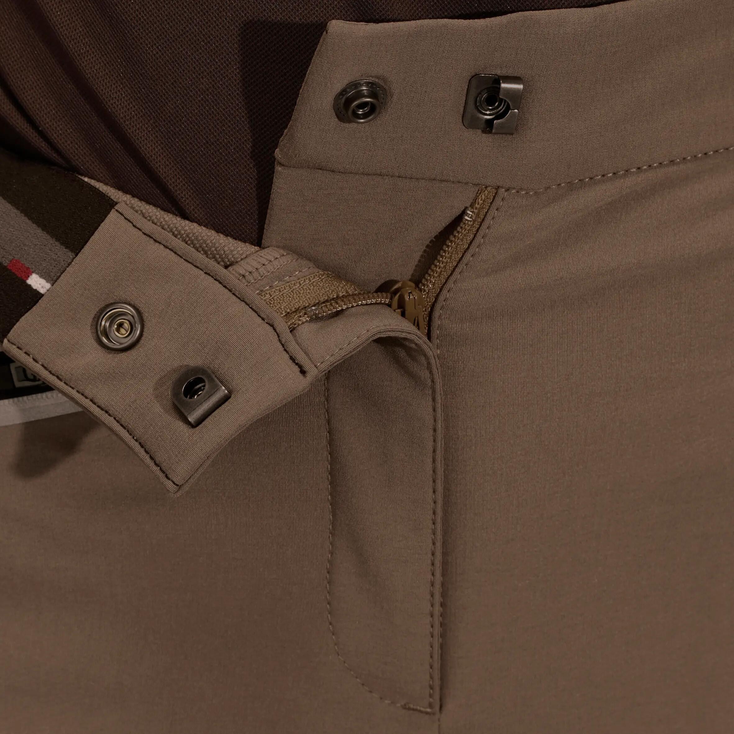 Training Women's Mesh Horse Riding Lightweight Jodhpurs - Camel/Brown 9/25