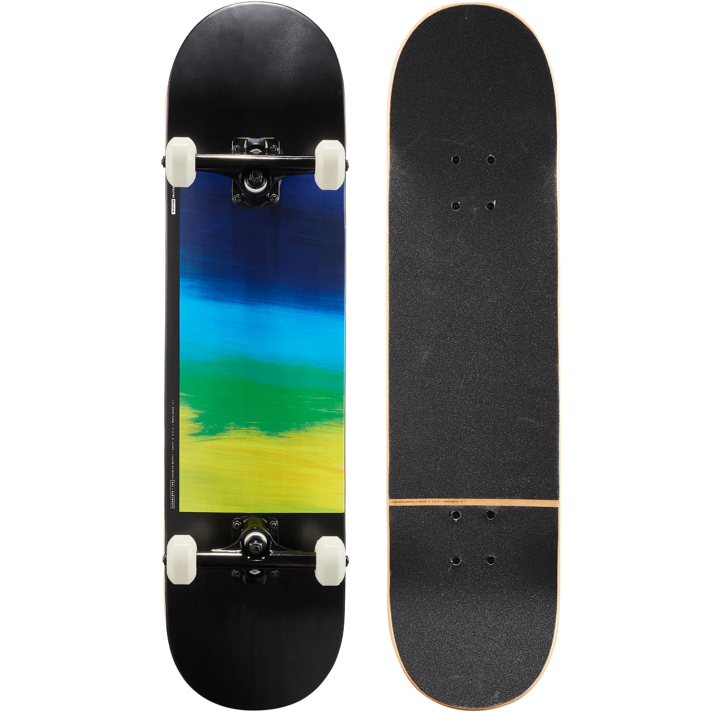 Mini skateboard PLÁSTICO niños azul - Decathlon