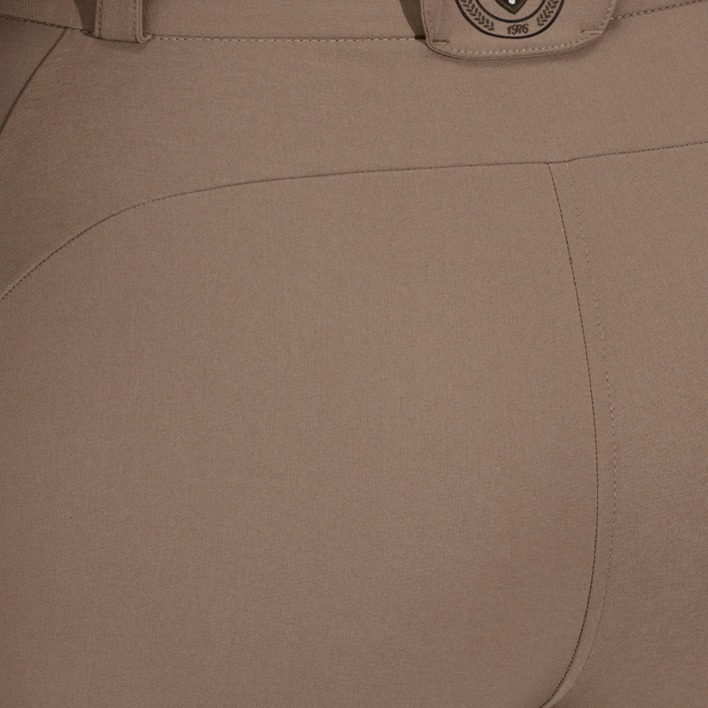 Training Women's Mesh Horse Riding Lightweight Jodhpurs - Camel/Brown 13/25
