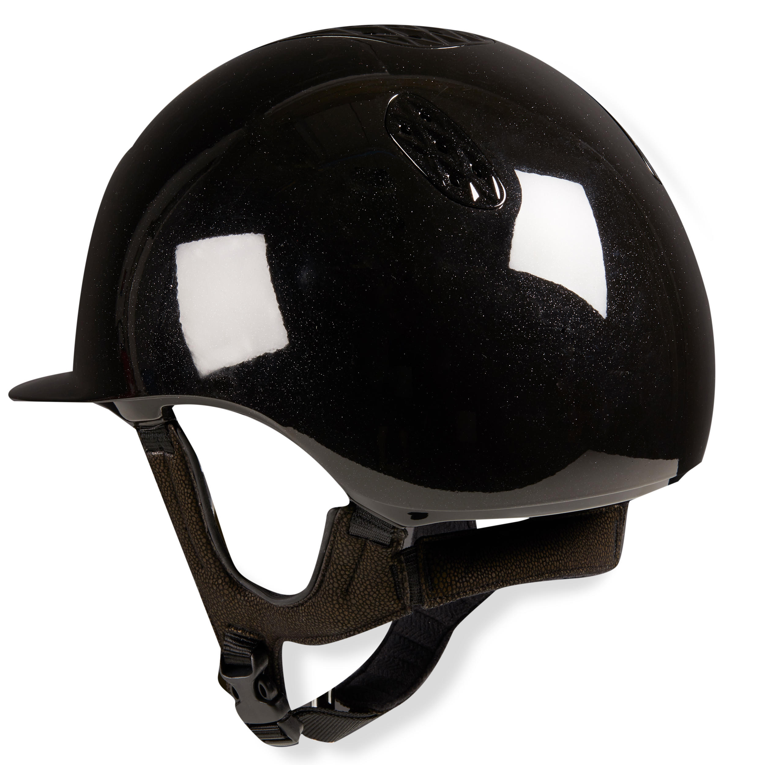 Horse Riding Helmet 520 - Glossy Black 2/8
