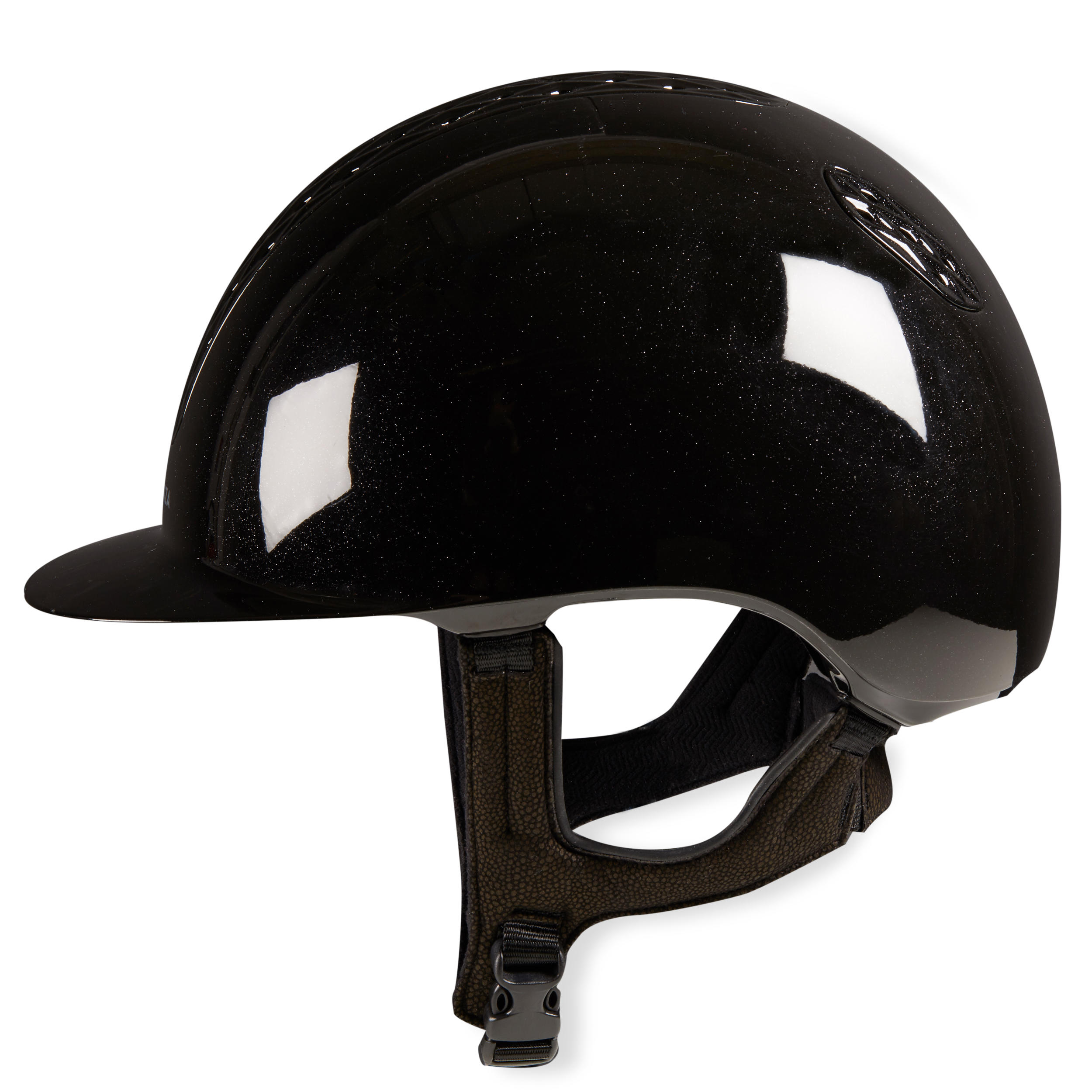 Horse Riding Helmet 520 - Glossy Black 4/8