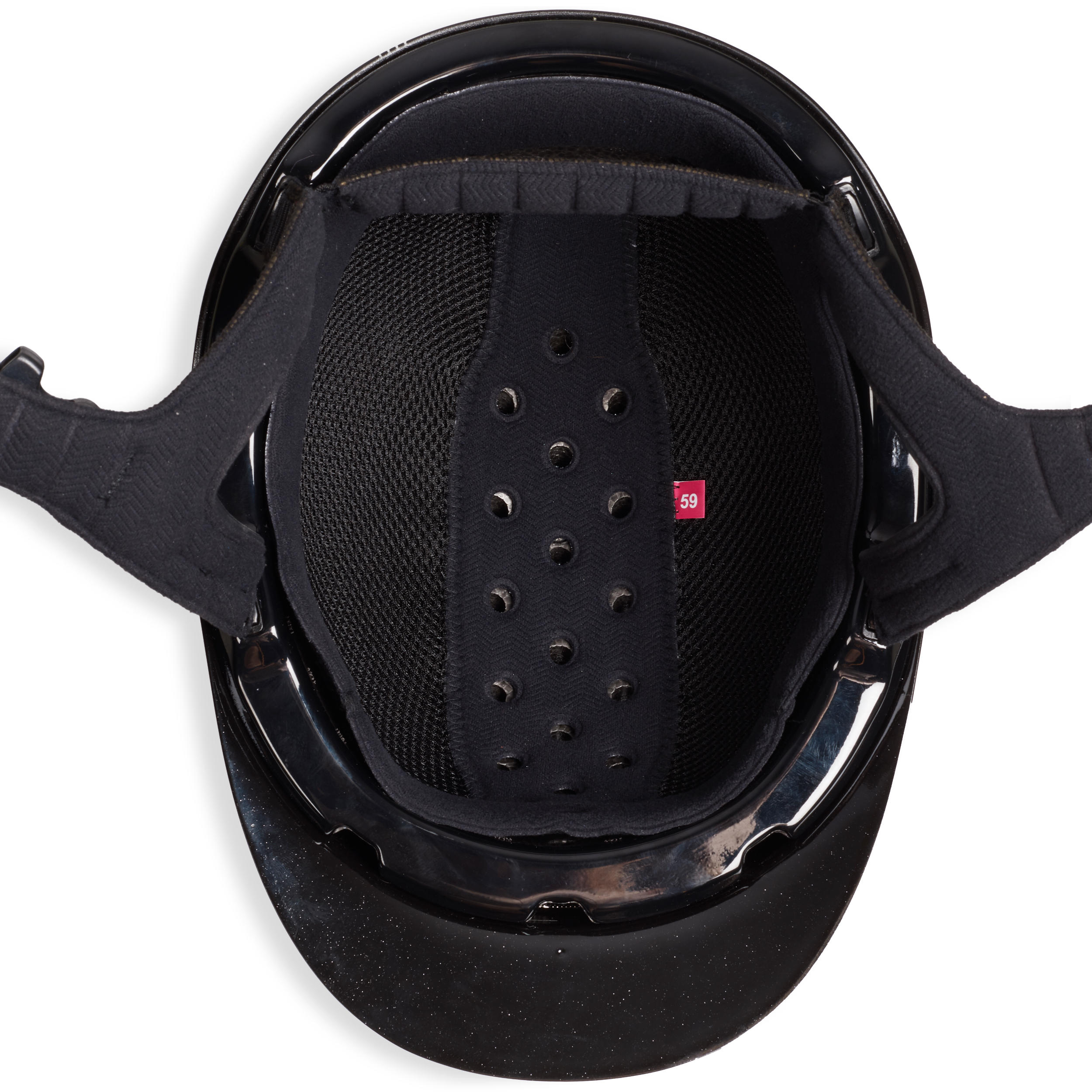 Horse Riding Helmet 520 - Glossy Black 8/8