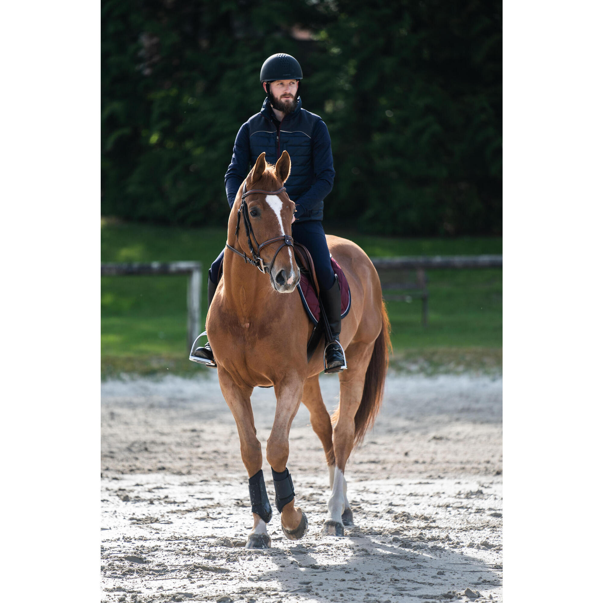 Stivali da equitazione chiusi Horse and Pony - Poly 500 nero x2