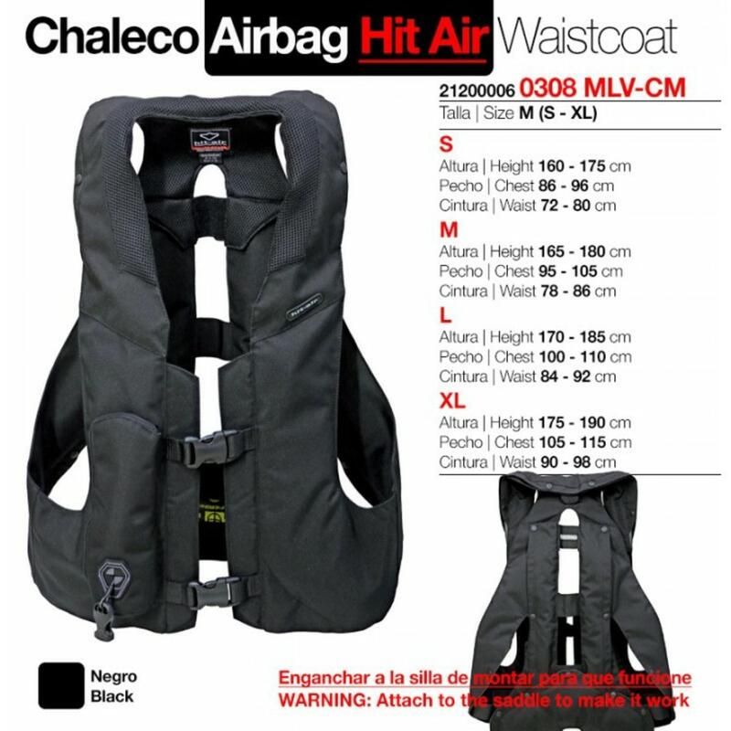 Chaleco seguridad airbag HIT-AIR