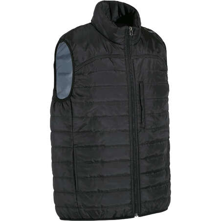 Gilet sans manche équitation homme 100 noir