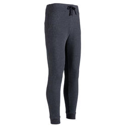 Women's Pilates Gentle Gym Slim-Fit Bottoms 560 - Dark Grey