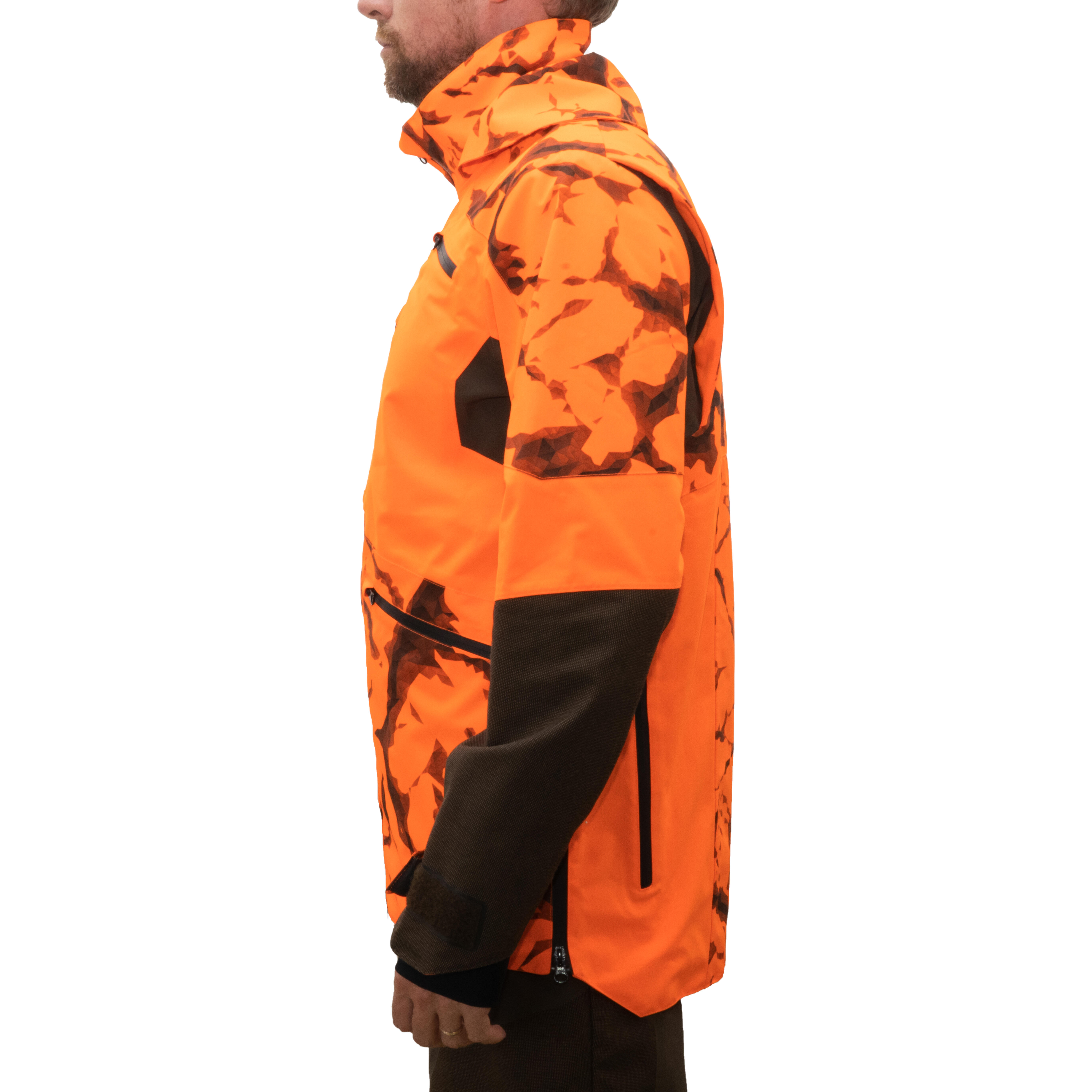 SUPERTRACK 900 LIGHT FLUO ORANGE WATERPROOF HUNTING JACKET