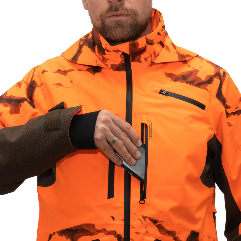 Jachetă 900 SUPERTRACK impermeabilă fluorescentă Bărbați 