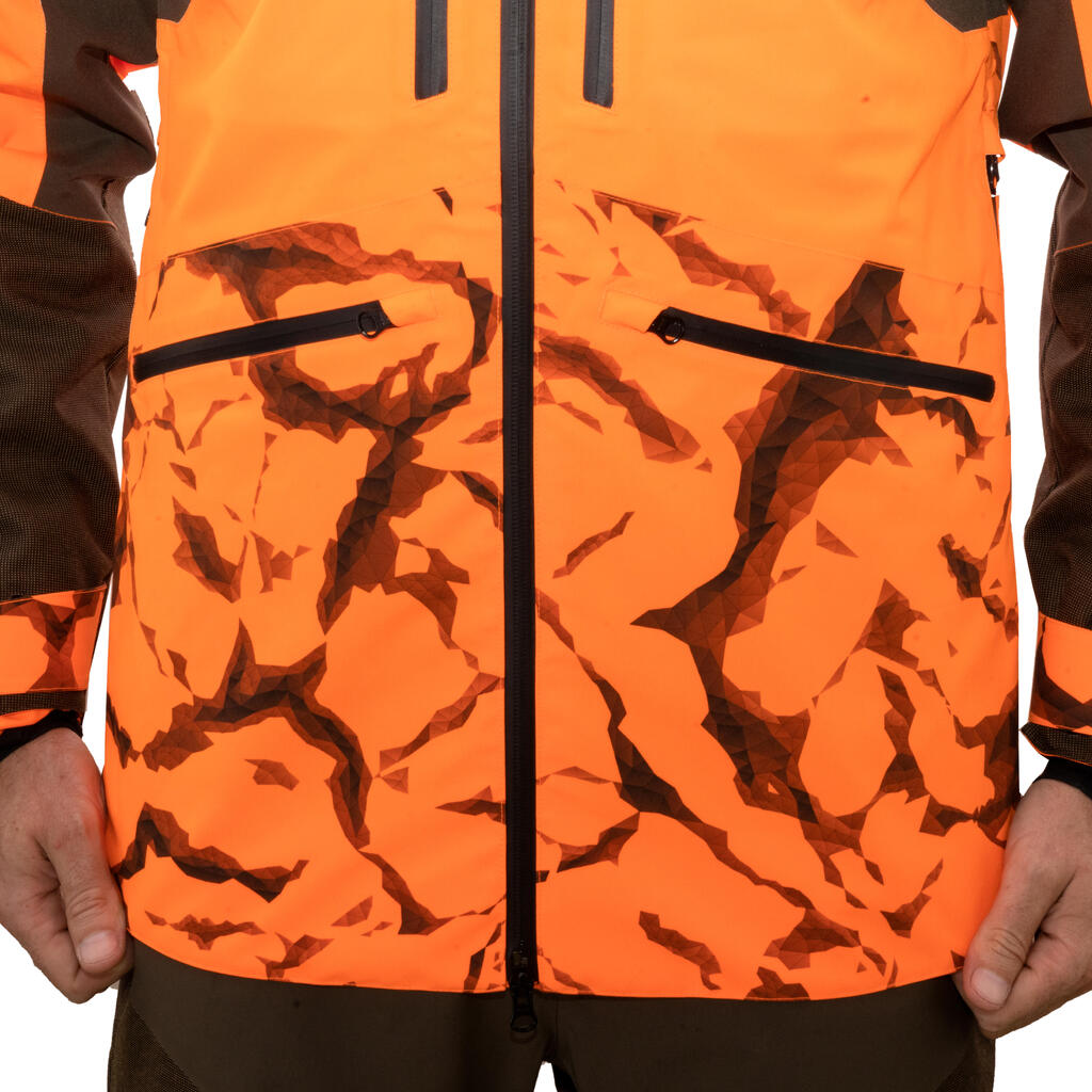 Jagdjacke / Regenjacke SUPERTRACK 900 light strapazierfähig orange 