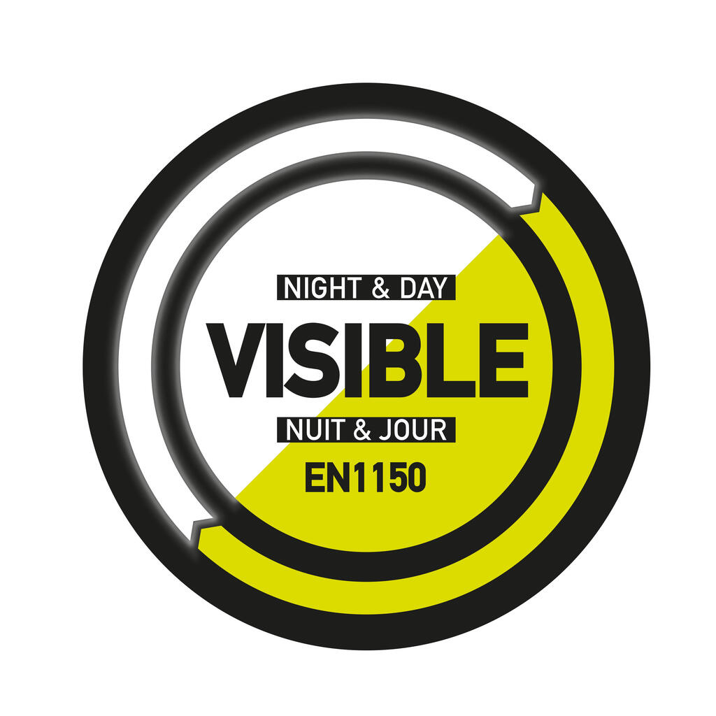 CHAMARRA CICLISMO INVIERNO HOMBRE Triban RC500 VISIBLE AMARILLO FLUO EN1150