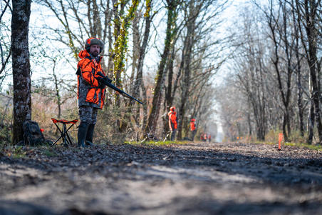 Брюки для охоты камуфляжные утепленные водонепроницаемые 900 SOLOGNAC 