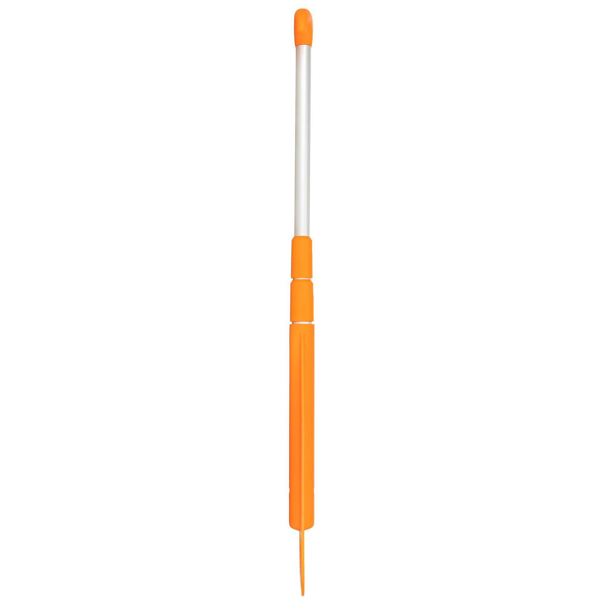 Orange telescopic boat gaff paddle