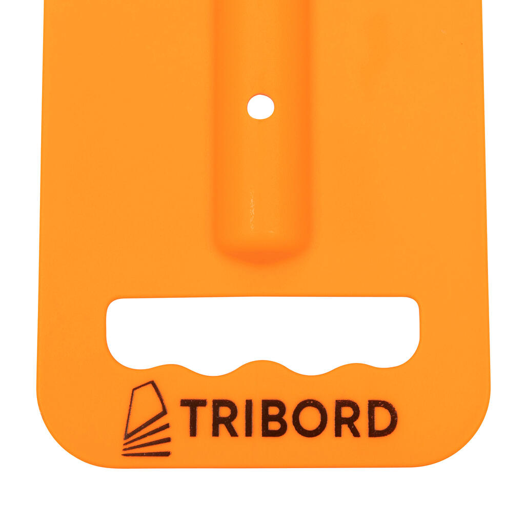 Teleskop-Paddel für Boot orange