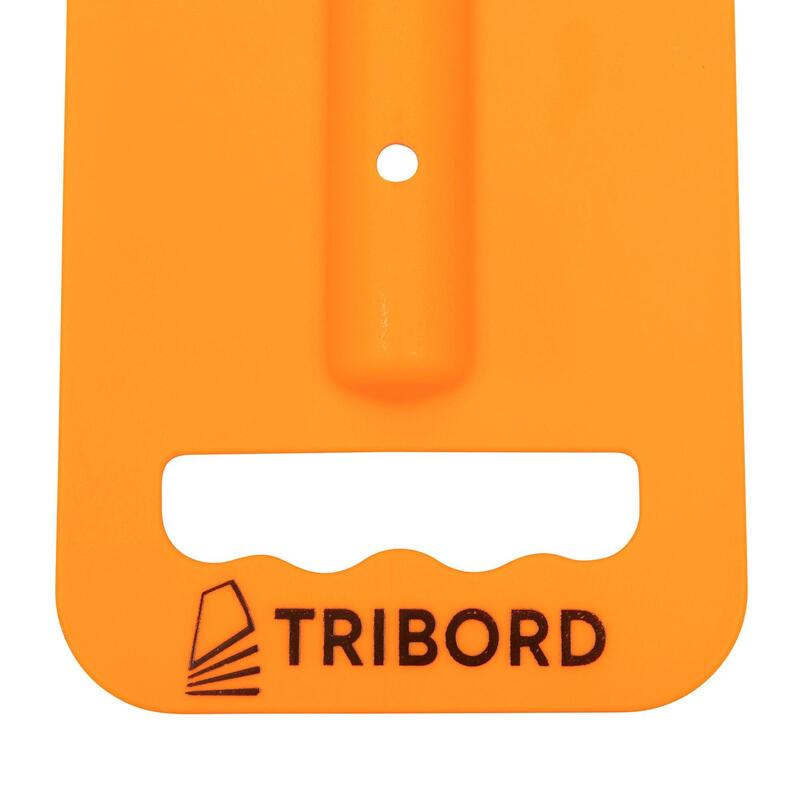 Teleskop-Paddel für Boot orange