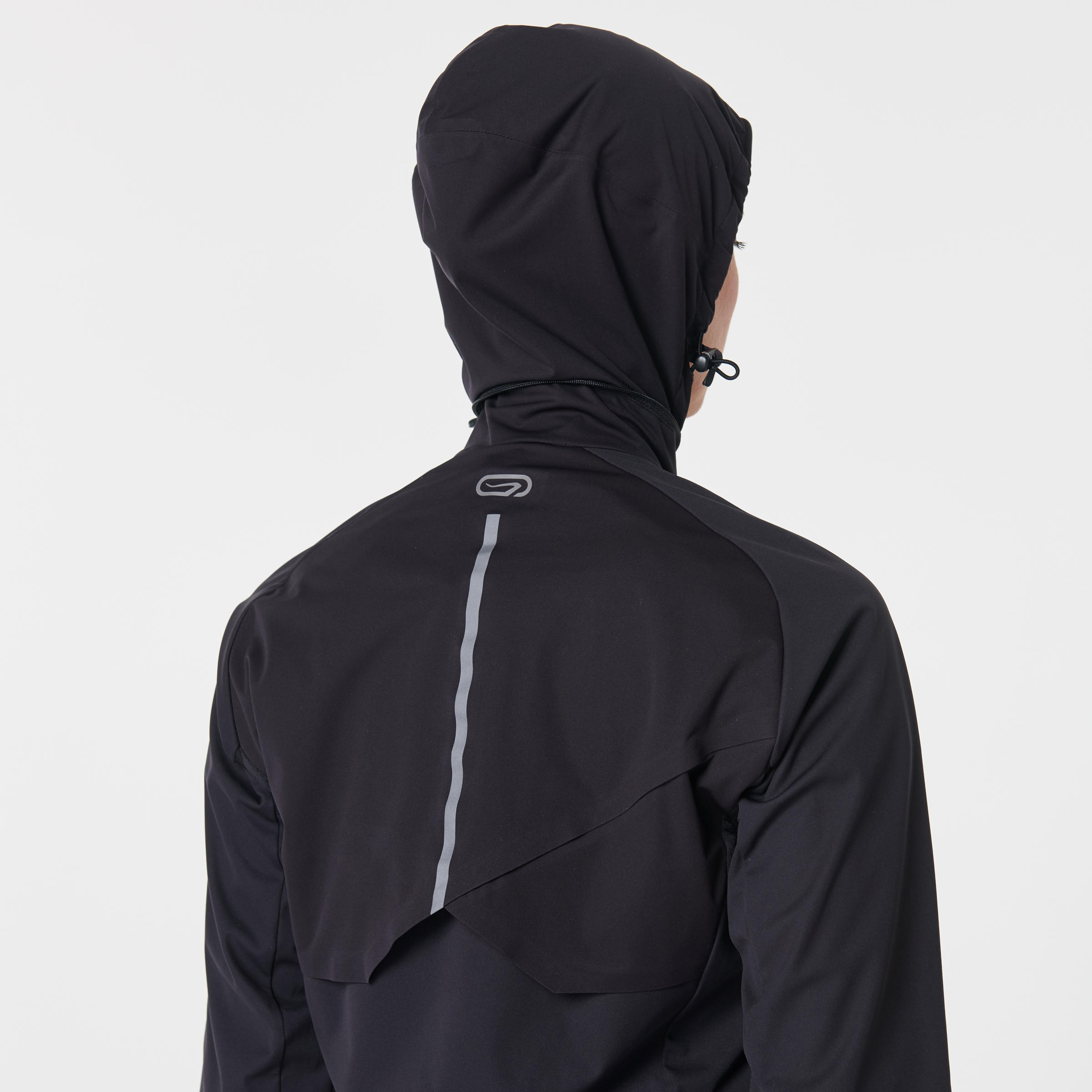 WOMEN'S RUNNING JACKET KIPRUN WARM REGUL - BLACK 6/15