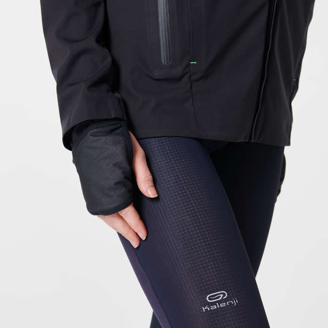 KIPRUN WOMEN'S RUNNING JACKET KIPRUN WARM REGUL BLACK...