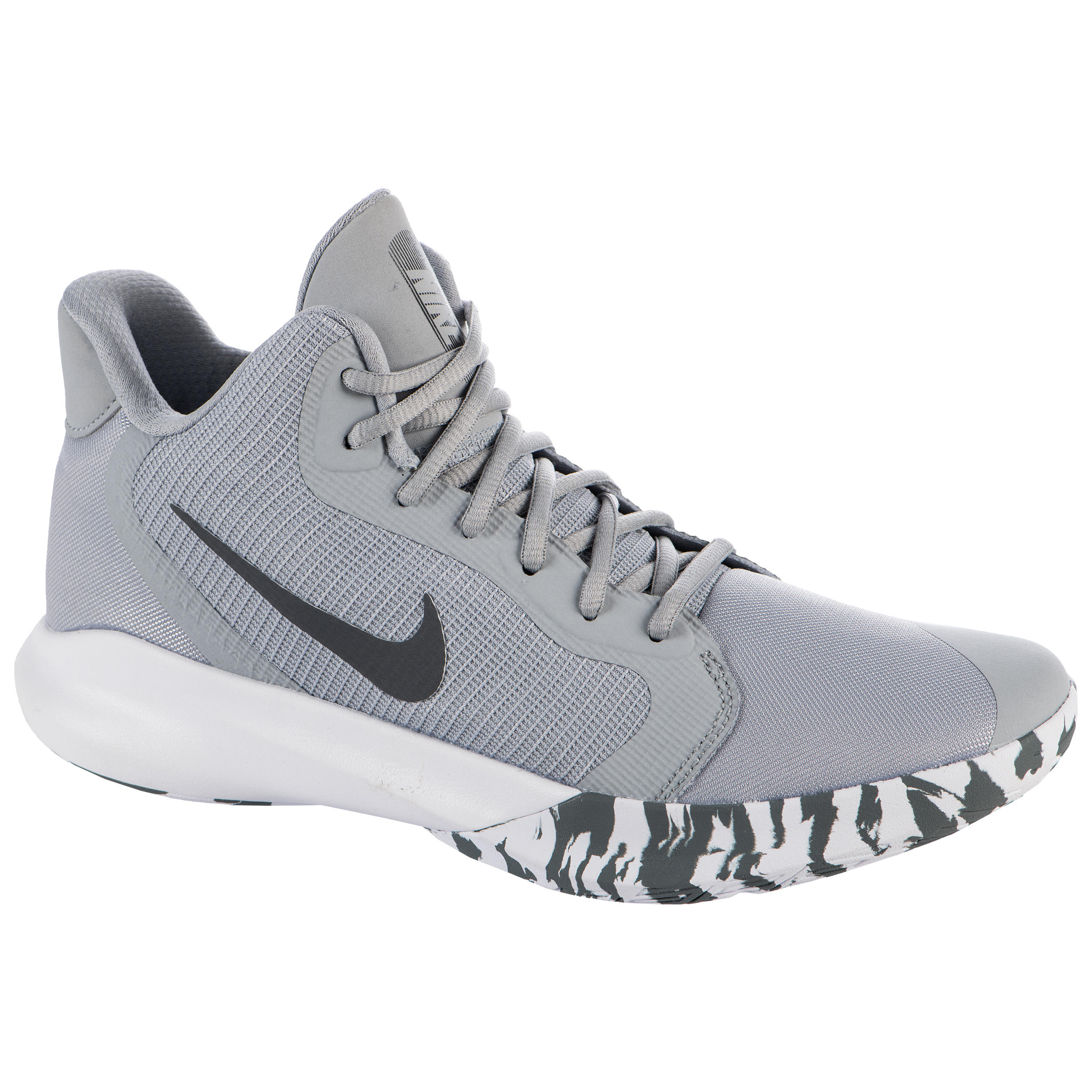 grey basketball shoes