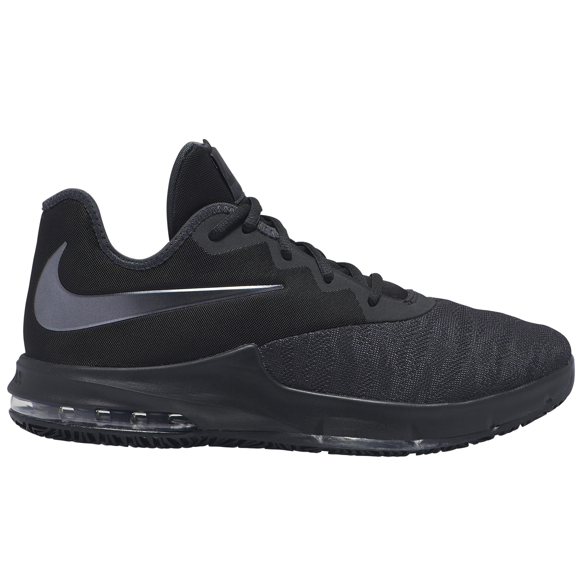 Intermediate Basketball Player Shoes Air Max Infuriate III Black