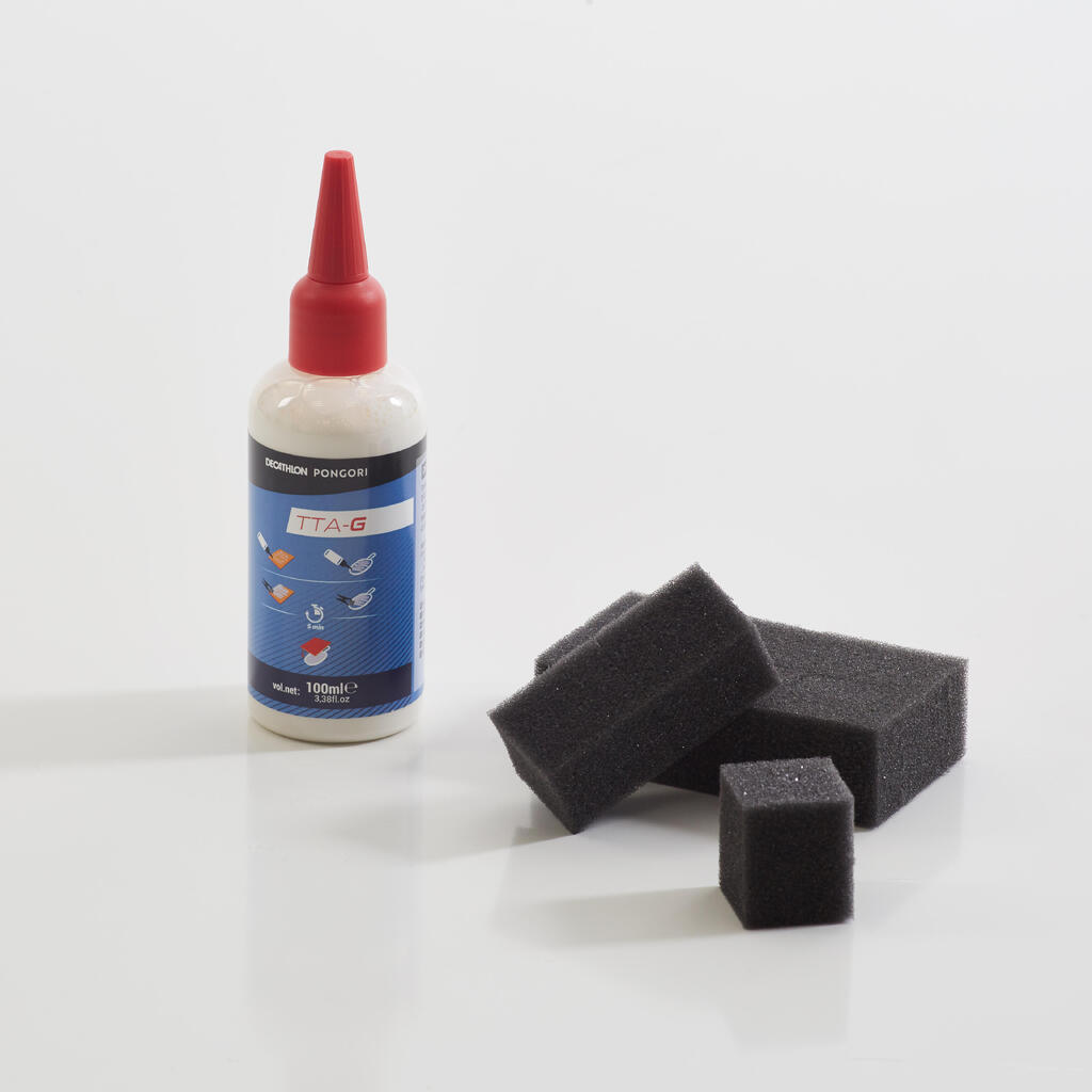 TTA Bat Blade and Rubber 110 ml Glue + 10 applicators