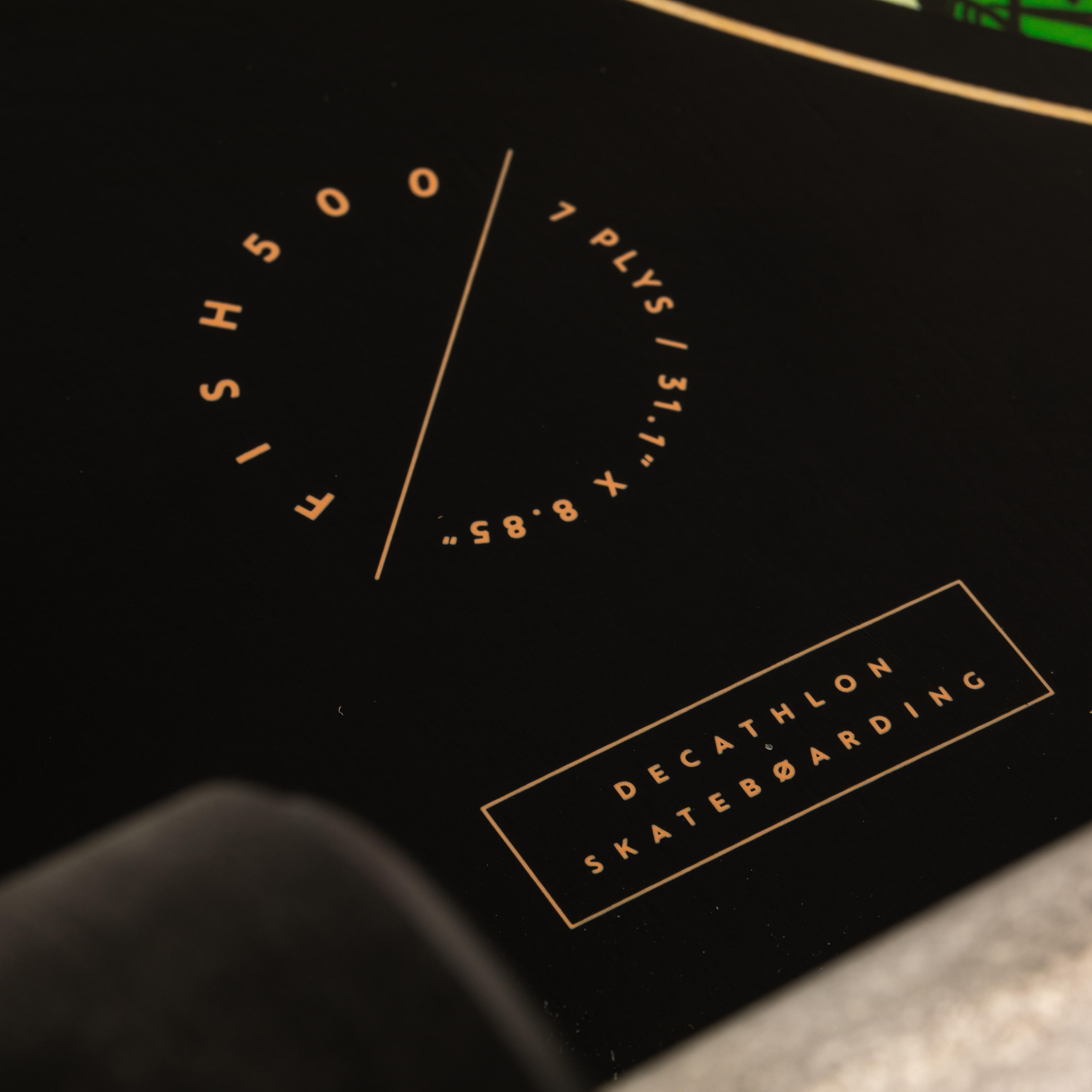Longboard Fish 500 - Black - DECATHLON