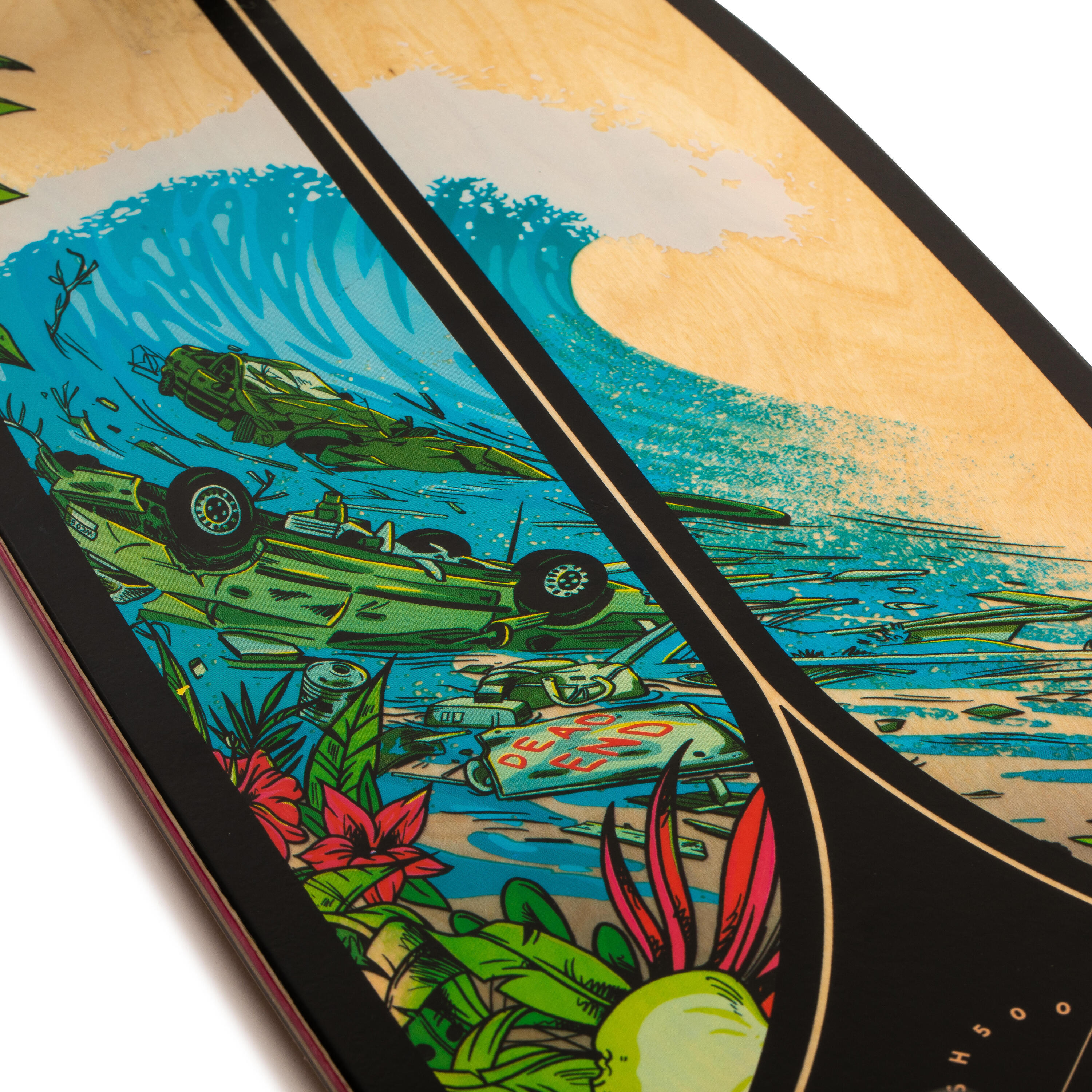 Longboard Fish 500 schwarz 4/6
