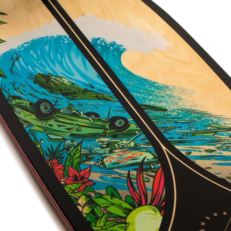 Longboard FISH 500 Negru 