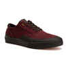 Skateschuh Vulca 500 Low Damen/Herren bordeaux mit schwarzer Sohle