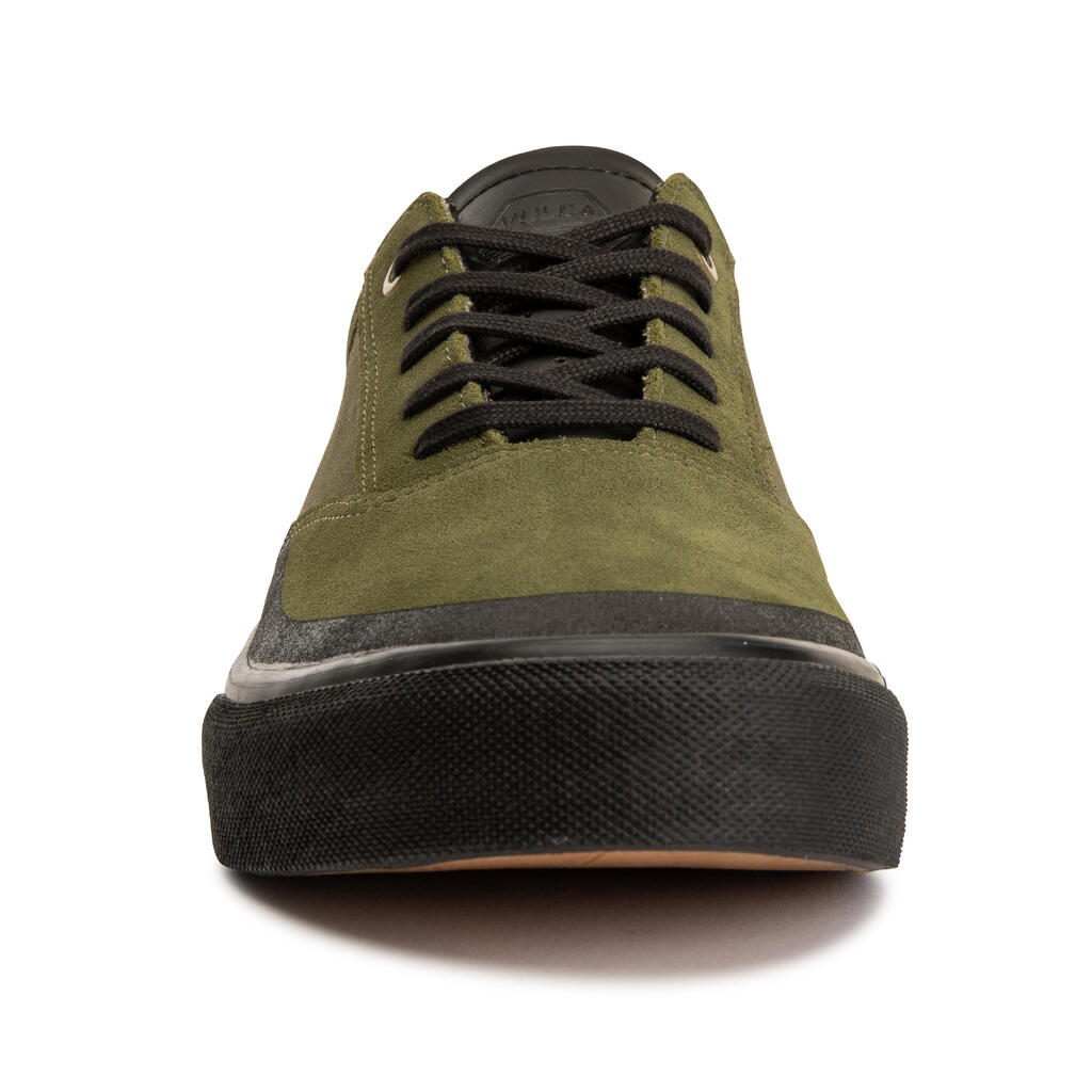 Vulca 500 Adult Low-Top Skate Shoes - Khaki/Black Sole